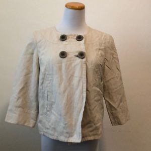 Larry Levine khaki button down jacket S